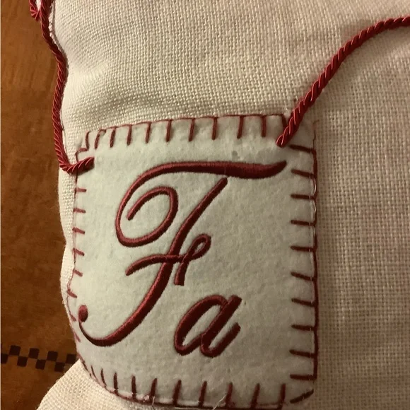 Pottery Barn Fa La La Holiday Pillow - Picture 5 of 7